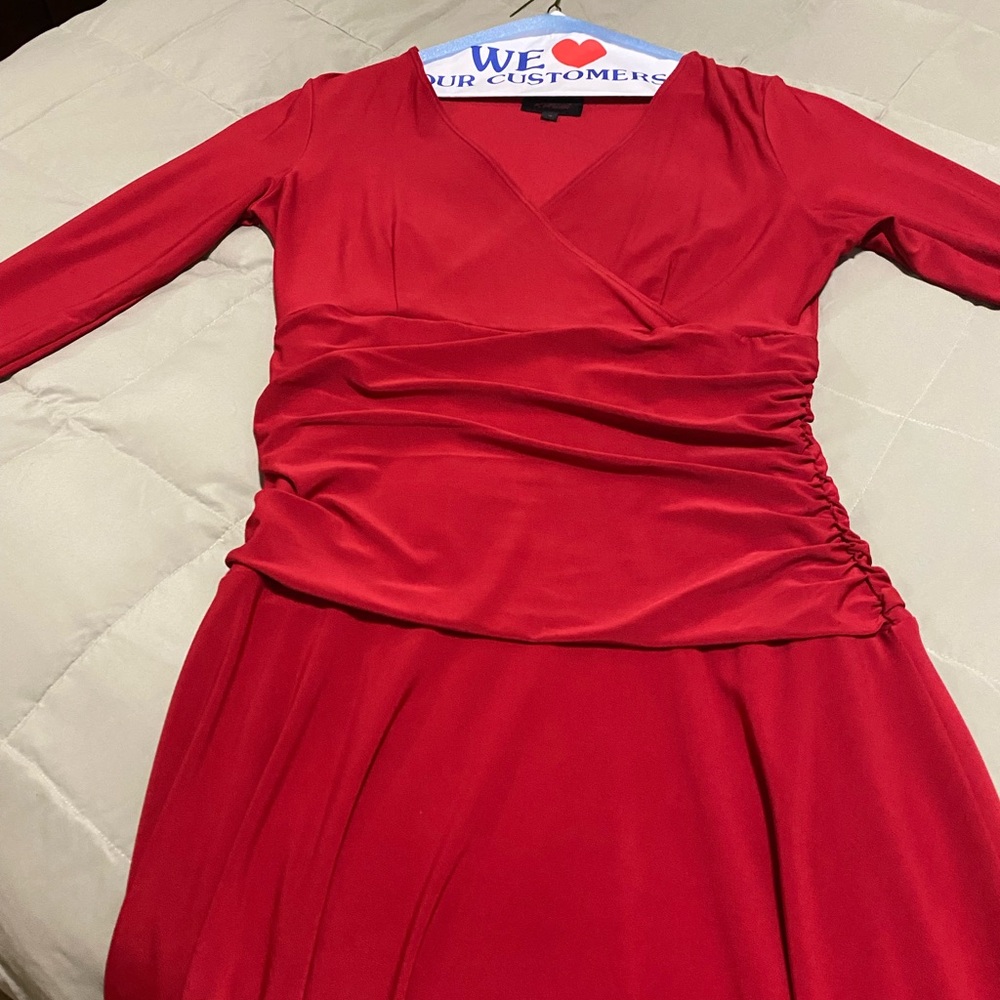 Elegant Red Women's Dress